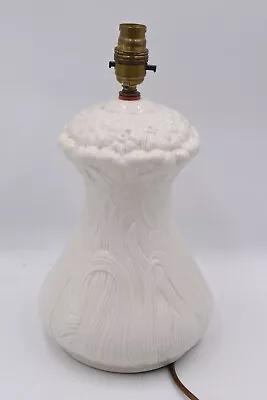 Buy Vintage Irish Porcelain China White Floral Lamp Belleek 35cm • 34.99£