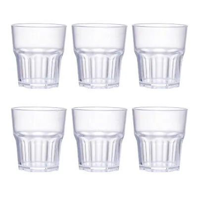 Buy 6Pcs Acrylic Whisky Cups Bar Whiskey Glasses Glass Crystal Tumblers • 7.72£