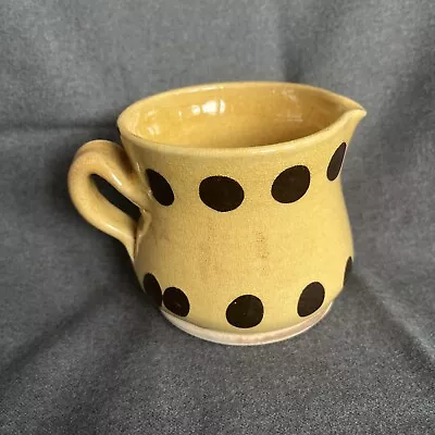 Buy Colonial Williamsburg Restoration Pottery Jug Pitcher Polka Dot Creamware • 118.12£