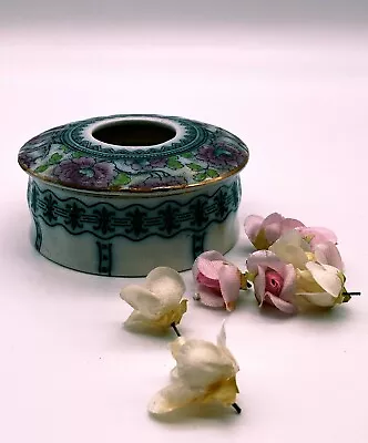 Buy Antique Porcelain Burslem Losol Ware Porcelain Trinket/Pill Box - Small Chip • 39£