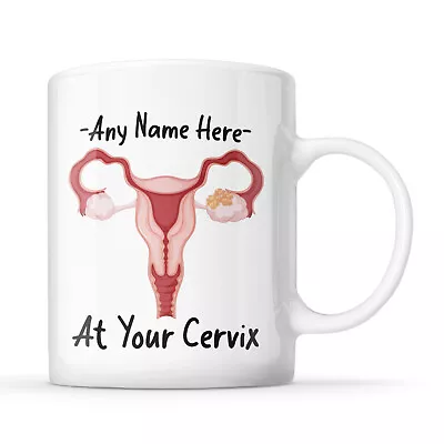 Buy Personalised - Any Name - At Your Cervix - Doctor/Midwife/Nurse Mug • 10.99£