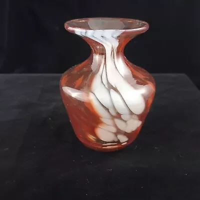 Buy Phoenician Hand Blown Glass Vase Malta Mottled Swirl Design FREE P&P  • 16£