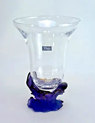 Buy Daum Crystal Vase Koi Pate De Verre Vintage Art Glass Signed • 480.10£