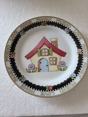 Buy Mary Engelbreit Enesco 2001 Plate Love Home Family Friend House Porcelain 8   • 11.87£