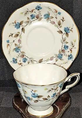 Buy Royal Standard Pattern 2928 Blue/Yellow Floral Gold Trim Cup/Saucer Excellent • 18.02£