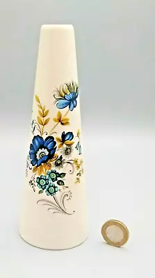 Buy Vintage English Purbeck Poole Pottery Dorset Bud Vase With Floral Design • 6.99£