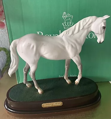 Buy Royal Doulton Horse Desert Orchid Racehorse Grey Matt Model Da 184 Perfect Boxed • 135£