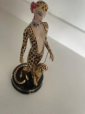 Buy Franklin Mint House Of Erte Limited Edition Figurine Leopard Porcelain • 110£