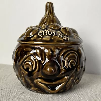 Buy Vintage SylvaC Chutney Novelty Face Pot No.4753 - 12cm X 12cm • 22.50£