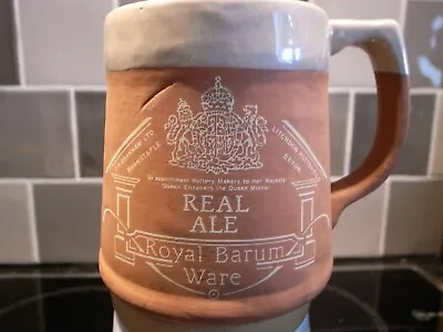 Buy Royal Barum Ware Glazed Terracotta Real Ale Tankard • 14.95£