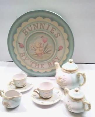 Buy Hallmark Ceramic Tea Set Bunnies By The Sea New Childrens 9 Pc • 28.44£
