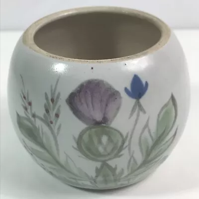 Buy Buchan Pottery Portobello  Scotland Hand Painted Thistle Design Pot Dish • 15£