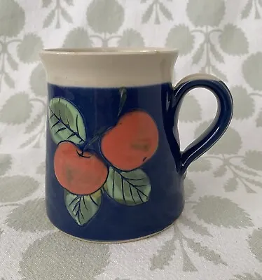 Buy Vintage Bandon Ireland Pottery Red Apple Mug Vintage Handmade Irish Pottery Cup • 13.27£