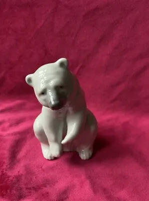 Buy Lladro Polar Bear Porcelain Figurine~Vintage~’Resting’~Circa 1972~Made In Spain~ • 19.95£