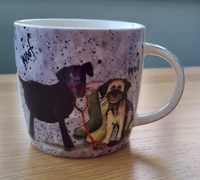Buy Queens Gifts Dogs Woof Woof Alex Clark Fine China Mug • 7.99£