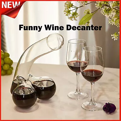 Buy Funny Creative Penis Shaped Prank Whisky Decanter Glass Container Unique Gift  • 22.67£