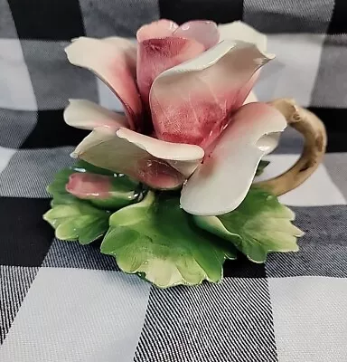 Buy Capodimonte Flower  Delicate Porcelain Vintage • 23.72£