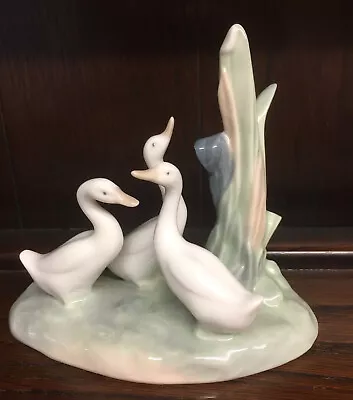 Buy  Nao  Lladro Geese On Reeds Figurine Great Condition • 7.50£