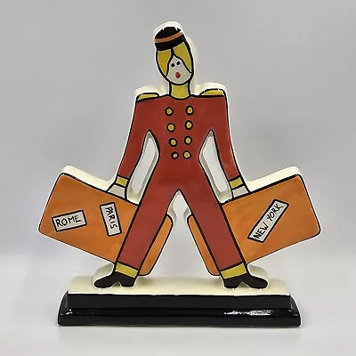 Buy Lorna Bailey Pottery Signed Limited Edition Flatback  The Bell Hop Boy  230/250 • 188.63£