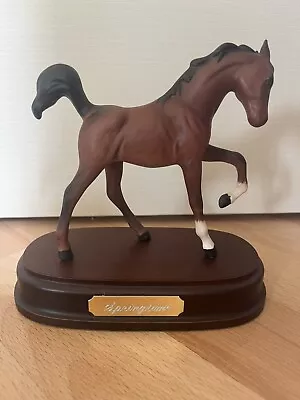 Buy Royal Doulton ‘ Springtime’ Horse Figurine On Brown Base • 20£