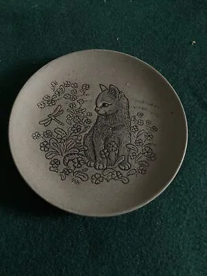 Buy Small Vintage Poole Pottery England Cat Design Dish By Barbara Linley Adams • 5£