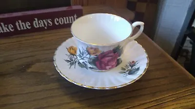 Buy Royal Stafford Gaitey Pattern Bone China Cup And Saucer. • 5£