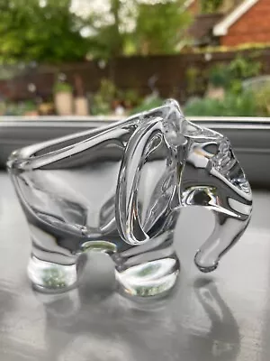 Buy Crystal Glass Elephant Dish, Verrerie-cristallerie De Vannes-le-Châtel, French. • 10£