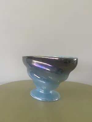 Buy Vintage Art Deco Maling Lustre Ware Vase Blue • 25£