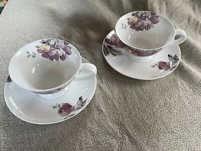 Buy Two Laura Ashley Large Cups And Saucers • 0.99£