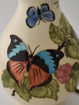 Buy Rare Moorcroft Pottery Lamp Base Lampbase Butterfly Butterflies • 159£