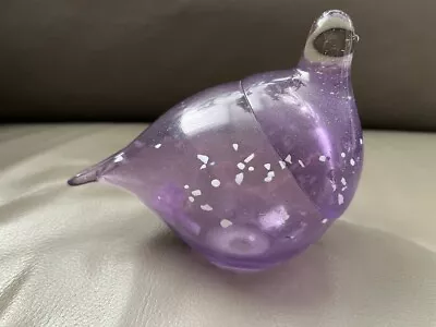 Buy Vintage Finnish Glass Bird By Lasi Ruusu • 32.66£