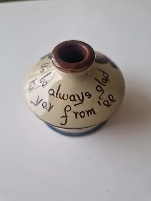 Buy  Old Vintage Antique Torquay Ware Pottery Ceramic Ink Well Bottle Inkwell • 4.50£