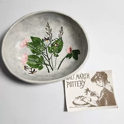 Buy Salt Marsh Pottery Nightshade Clover Flowers Bowl Dish Or Wall Hanging  • 23.03£
