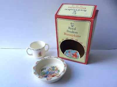 Buy Royal Doulton Bunnykins 2 Piece Baby Set - Baby Plate & Two Handled Mug   • 29.99£
