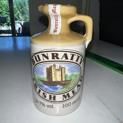 Buy Miniature 4” Bunratty Irish Mead Jug Stoneware Whiskey Bottle Irish Castle Empty • 7.12£