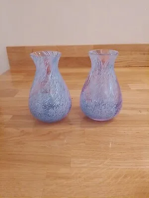 Buy Two Vintage Caithness Glass Bud Vases • 16£