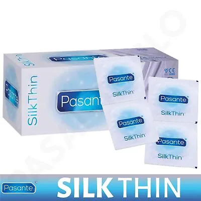 Buy Pasante Silk Thin Condoms - Ultra Sensitive Feels Like Wearing Nothing • 2.89£