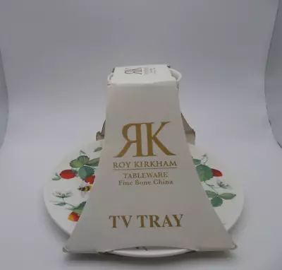 Buy Roy Kirkham New TV Tray Set Mug & Plate Strawberries Fine Bone China C2 • 17£