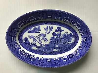 Buy Shenango China USA Oval Platter Blue Willow 9.5” Restaurant Ware • 18.99£