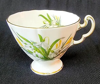 Buy Adderley~Fine Bone China Teacup~Yellow & White Wildflowers~England ~Gold Trimmed • 9.52£