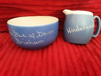 Buy Devonmoor Pottery Milk Jug & Sugar Bowl • 9.99£