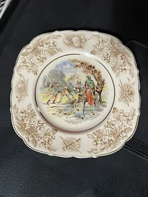 Buy John Maddock & Sons Ltd Ivory Ware Plate - Robin Good Rescues Maid Marion • 23.98£