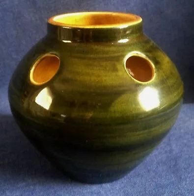 Buy Vintage Brixham Pottery. Vase.  Pot Pourri Pot. • 2.50£