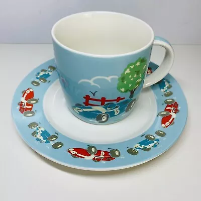 Buy Cath Kidston Racing Cars Child's Mug And Plate Ceramic Set • 12£