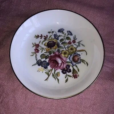 Buy Pin Ring Dish Royal Worcester Fine Bone China Floral Trinket  England • 2£