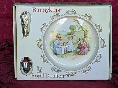 Buy 1988 Boxed Royal Doulton Bunnykins Bowl & Spoon Set Child's Cereal Bowl & Spoon • 12.45£