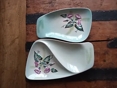 Buy Carlton Ware Australian Design, Hand Painted Tapered And Split Dishes • 4.99£