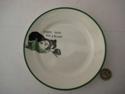 Buy Very Rare Vintage  Paragon China Charlie Chaplin Plate Children's China • 229.99£