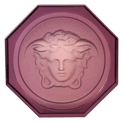 Buy Rosenthal Versace Glass Coaster Brand New Colour Amethyst Drink Wine Table Boxed • 34£