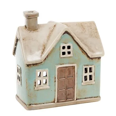 Buy Village Pottery Ceramic Country House  Cottage Ornament Tealight Candle Holder • 16.99£